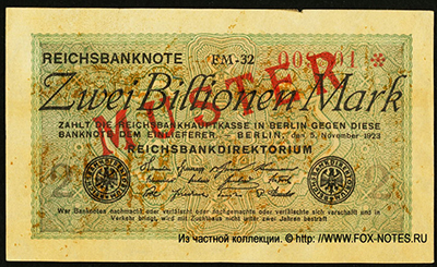 Germany 2 billion 1923