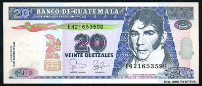 Guatemala 20 quetzales 2006