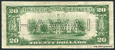 United States of America. 20 dollars SERIES 1934 A. HAWAII