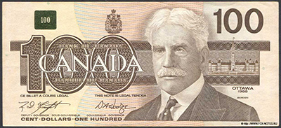 Canada $100 1988