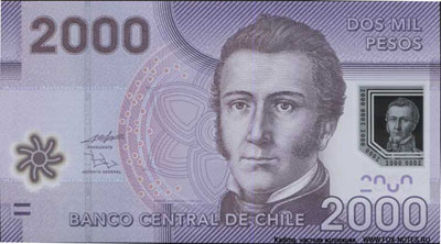 Chile 2000 pesos 2009