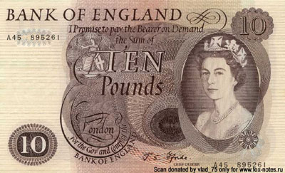 Bank of England £10 1967