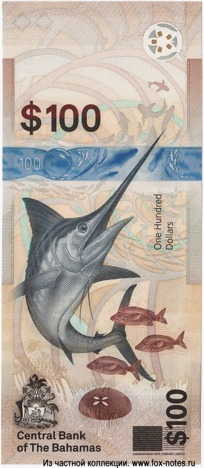 Bahamas $100 2021