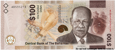 Bahamas $100 2021