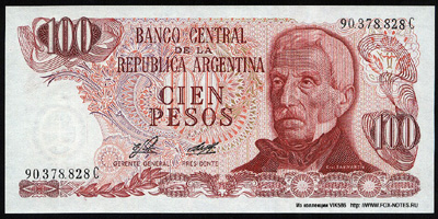 Argentina 100 pesos 1976