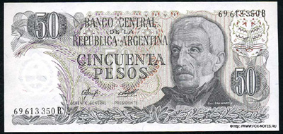 Argentina 50 pesos 1976