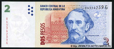 Argentina 2 pesos 2002