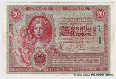 Austria 20 kroons 1900