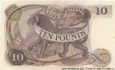 Bank of England £10 note 1967